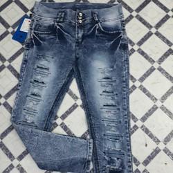 Denim Ladies Rugged Jeans, Feature : Anti-Wrinkle, Strechable
