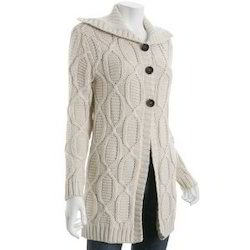 Full Sleeves Ladies Woolen Sweater, Size : M, XL
