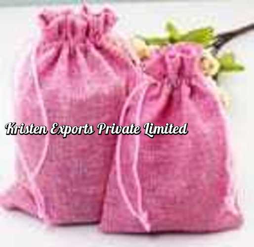  Plain Cotton Jute Drawstring Bags, Size : 30-33kg, 33-36kg, Customized