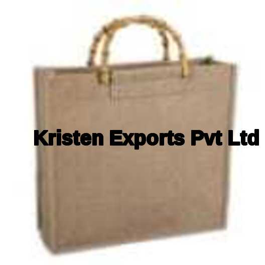 Kristen Cotton Natural Jute Carry Bags, for College, Office, School, Promotion, Size : Multisizes