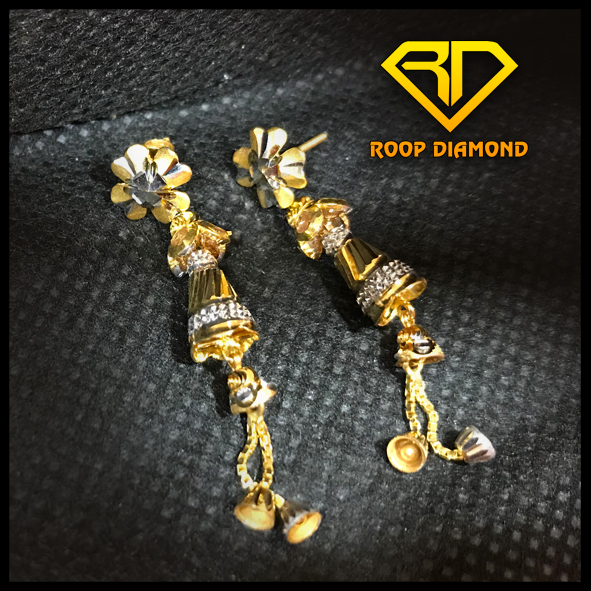 The Aviva Sui Dhaga Earrings  SEHGAL GOLD ORNAMENTS PVT LTD