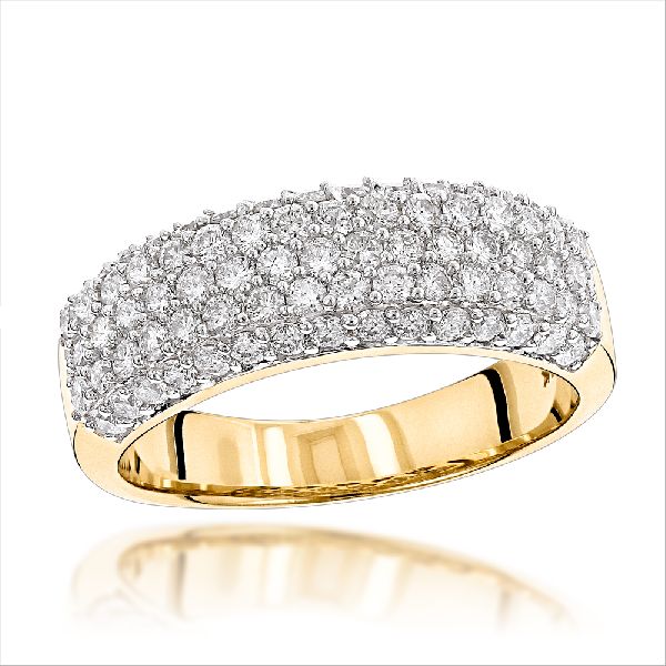 Ladies Gold Ring, Main Stone : Diamond