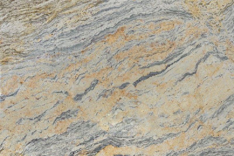 Polished River Gold Granite Slab, for Flooring, Hardscaping, Size : Multisizes, 36x36Inch