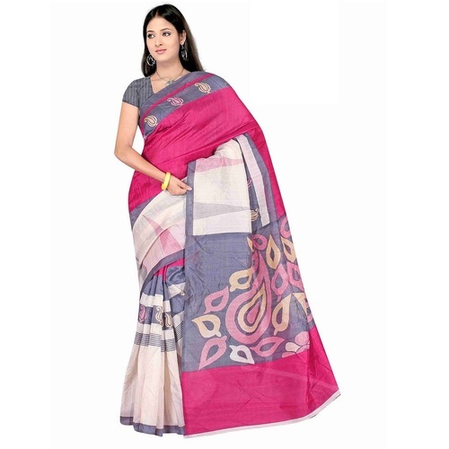 Ladies Cotton Saree, for Comfortable, Pattern : Printed
