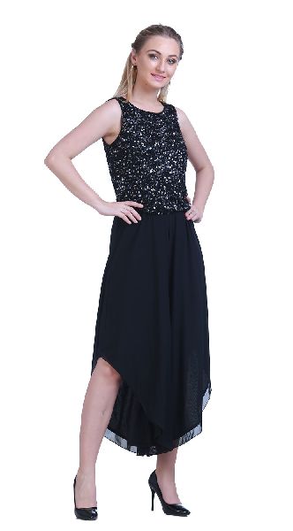 Stylish Beaded Prom Dress, Size : XL
