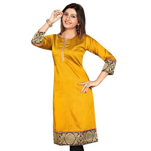 Designer Silk Kurti, Size : All Sizes