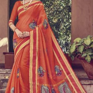 Kota Silk Printed Saree