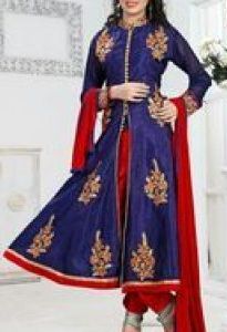 Printed Silk Salwar Kameez, Technics : Attractive Pattern