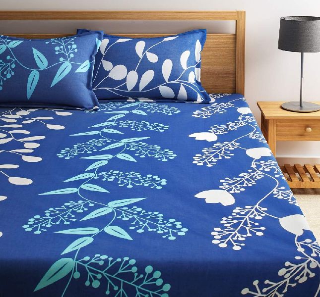 Floral Print Cotton Bed Sheets