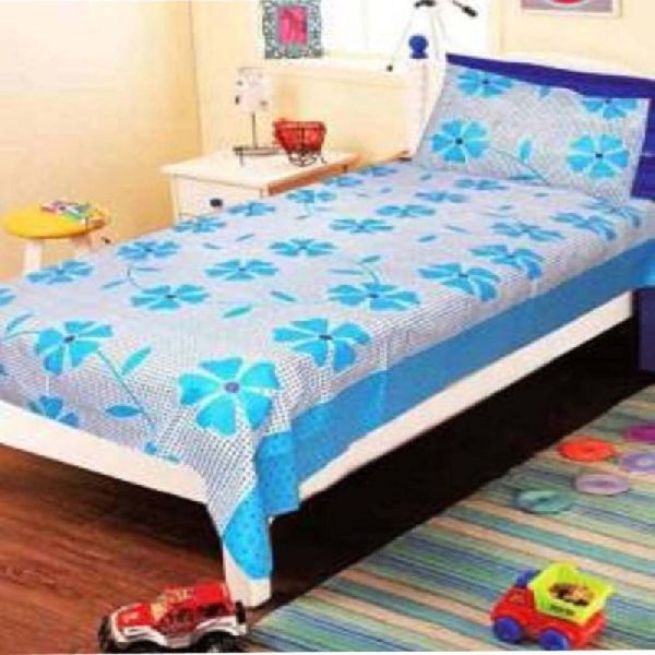 Printed Handloom Single Bed Sheets, for Home, Feature : Anti-Shrink