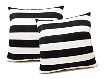 Square Striped Cushion Covers, for Bed, Sofa, Feature : Soft