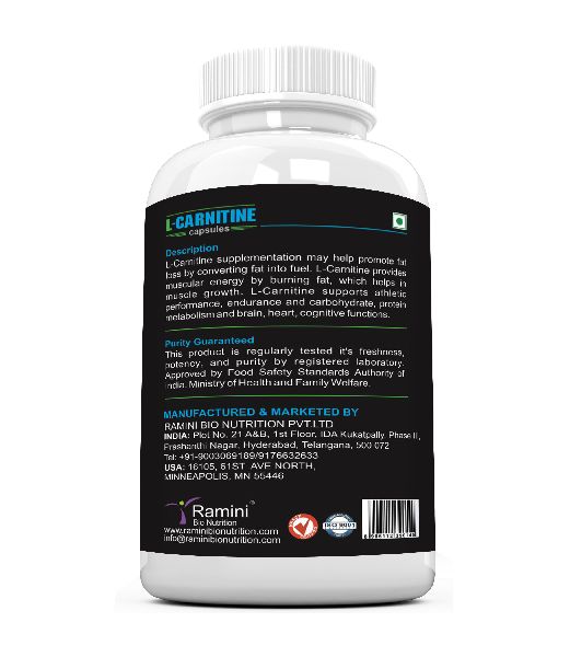 L-CARTININE - 500 mg - 90 VEG CAPSULES at Rs 1,675 / Bottle in ...