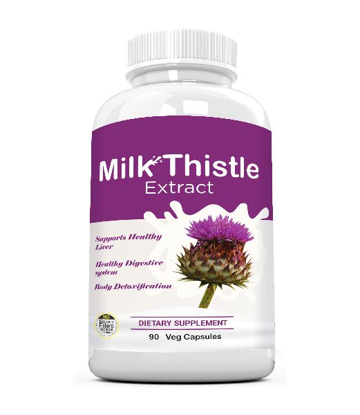 MILK THISTLE EXTRACT 500 mg - 90 VEG CAPSULES at Rs 321 / Bottle in ...