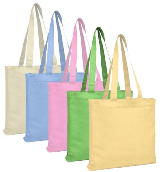Cotton Tote Bags, for Advertising, Gift, Grocery, Pramotion, Shopping, Pattern : Plain, Printed