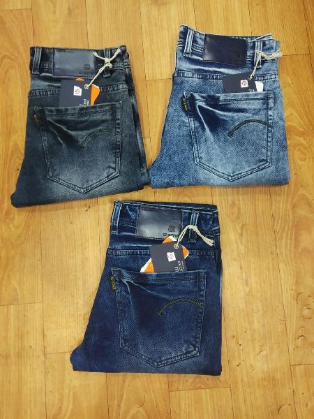 Faded mens jeans, Occasion : Casual Wear