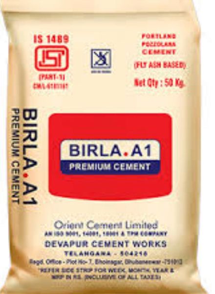 Brila Birla A1 Cement, for Construction Use, Color : Grey