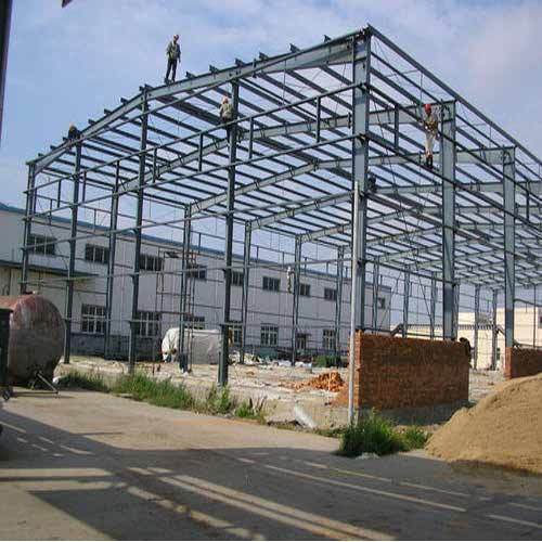 Non Polished Prefabricated Industrial Structure
