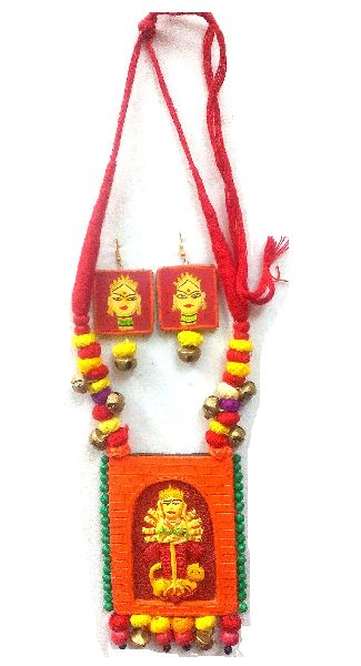 Festive Attractive Terracotta Necklace Sets could be worn on any outfit