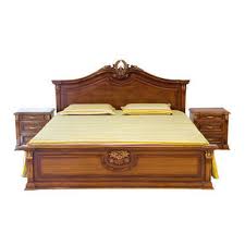 wooden bed