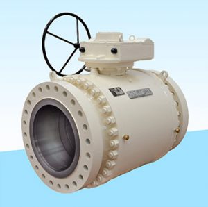 Carbon Steeel Trunnion Mounted Ball Valve, for Gas Fitting, Oil Fitting, Water Fitting, Port Size : 50mm to 600mm