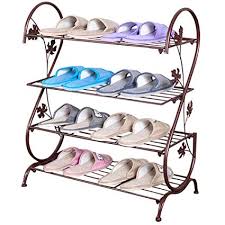 Non Polished shoe stand, Color : Silver