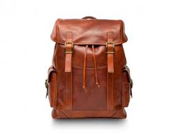 PU LEATHER BACKPACK, for College, Office, School, Travel, Pattern : Plain