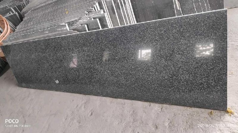 Flamed Impala Black Granite Slabs, for Countertop, Flooring