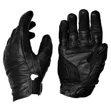 Leather Gloves, for Construction, Industrial, Riding, Size : M