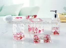 Rectangular Non Polished Acrylic Bathroom Set, Feature : Durable, Fine Finished, Good Quality, Light Weight
