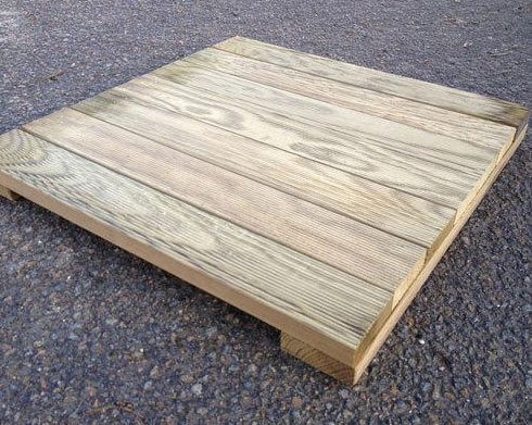 Found Wooden Pallet, for Warehouse