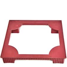 Plain HDPE fridge stand, Color : Black, Green, Light Blue, Multicolor, Red, White, Yellow