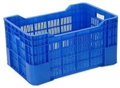 Rectangular HDPE Plastic Crates, For Fruits, Packing Vegetables, Storage, Style : Mesh, Solid Box