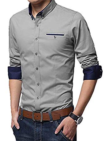 Plain Mens Casual Cotton Shirts, Size : XL