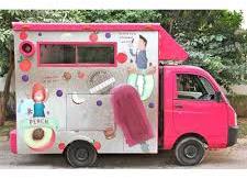 Electric Cast Iron Ice Cream Van, for Ice-Cream Selling, Certification : ROSH Certified