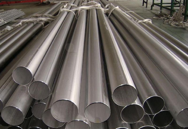 Round Polished Stainless Steel ERW Pipes