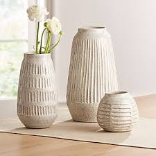 Non Polished Plain Ceramic Decorative Vases, Packaging Type : Carton Box, Thermocol Box