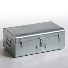 Mild Steel Trunk, for Commercial Use, Home Use, Hotel Use, Motels Use, Pattern : Plain, Printed
