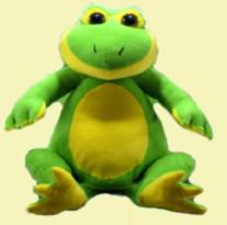 Polyester Sitting Frog Toys
