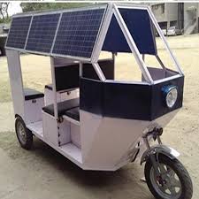 Battery Aluminium Solar E Rickshaw, Certification : CE Certified