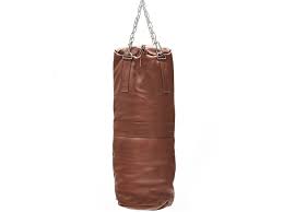 Leather Punching Bags, Size : 100 x 30 cms