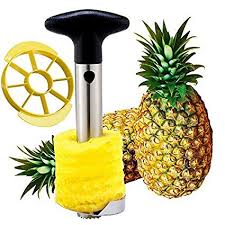 Glossy Metal Pineapple Corer Slicer, for Catering Services, Commercial, Kitchen, Feature : Easy Operation