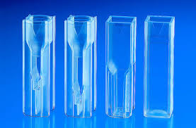 Glass DISPOSABLE CUVETTE, for Chemical Laboratory, Hospital, Industrial, Feature : Fine Finish, Good Quality