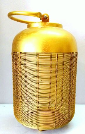 Coated GI-087 Iron Candle Lantern, for Decoration, Lighting, Feature : Fine Finished