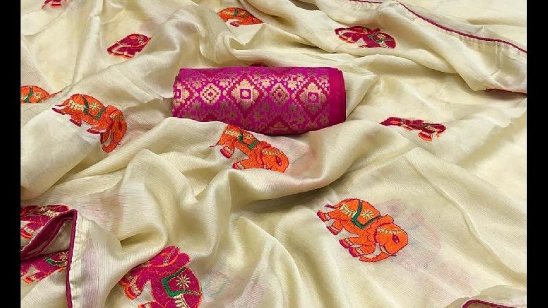 Rapier Work Saree Fabric