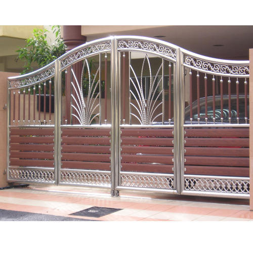 Stainless Steel Main Gate Fabrication Service