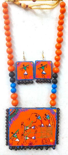 Festive Remarkable Terracotta Necklace taste and with the creation
