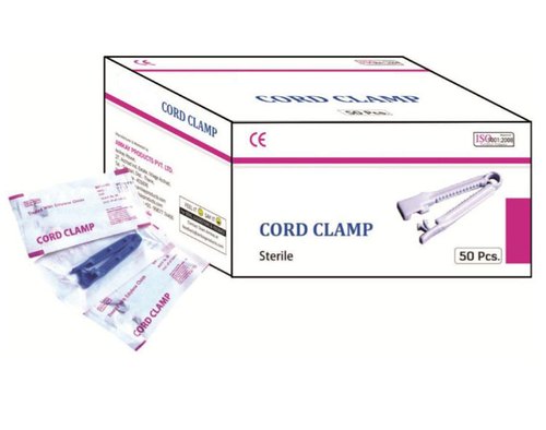 Dr.Onic Umbilical Sterile Cord Clamp, for Clinic, Hospital, Hospitals, Baby Born Clinics., Packaging Type : Box