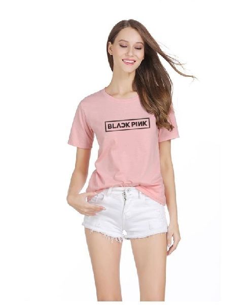 Plain Cotton Ladies Casual T-Shirt, Size : M, XL