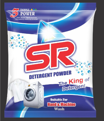 SR Detergent Powder, for Cloth Washing, Color : Blue, White