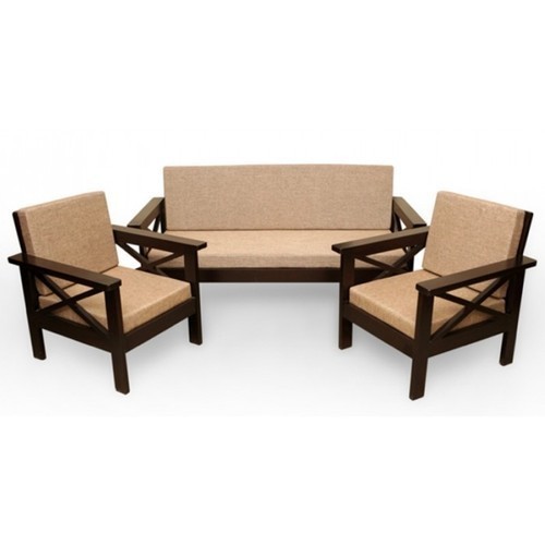 Polished wooden sofa set, Feature : Accurate Dimension, Attractive Designs